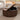 Walnut 31.5" Mid Century Modern Round Coffee Table with Storage and Fluted Base