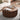 Walnut 31.5" Mid Century Modern Round Coffee Table with Storage and Fluted Base