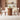 Walnut 31.5" Round Small Kitchen Dinner Table with Fluted Wood Base