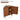 Walnut 31" Arched Fluted Corner Storage Cabinet Sideboard with adjustable shelf