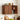 Walnut 35.4" Wooden Wall Mounted Bathroom Cabinet with 3 Doors and Adjustable Shelves
