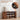 Walnut 39" Oval Entryway 3-Tier Wooden Shoe Bench with 2 Hidden Side Compartments