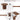 Walnut 42"-105" Kitchen Extendable Oval Dining Table for 4-12 with Fluted Pedestal Base & Reinforced Metal Support Leg