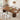 Walnut 42"-105" Kitchen Extendable Oval Dining Table for 4-12 with Fluted Pedestal Base & Reinforced Metal Support Leg