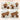 Walnut 43.3''-74.8'' Extendable Kitchen Dining Table for 4-8 with Removable Leaves & Fluted Base Circle