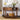 Walnut 43.3“ Fluted Half Moon Modern Entryway Console Table with Storage