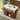 Walnut 47" Mobile Kitchen Island Faux Marble Top Rolling Kitchen Cart on Wheels with Drop Leaf