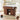 Wooden kitchen island cart with marble top, metal hooks, and wheels in a home setting.