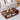 Walnut 47'' Oval Coffee Table 2-Tier Center Table with Storage Shelf