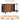 Walnut 51" Modern Wooden Double Hidden Cat Litter Box Cabinet with Sliding Door
