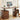 Walnut 55" Electric Standing Desk Wood Sit Stand Desks with 3 Drawers and Storage Shelf
