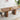 Walnut 55 in–71 in Extendable Rectangular Kitchen Dining Table with Carved Line Base for 4–8