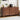 Walnut 58" Curved Wave Fluted Sideboard Buffet Storage Cabinet with 4 Doors and Adjustable Shelves