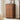 Walnut 5 Drawer Dresser Slim Small Wooden Storage Cabinet with Carved Floral Front and Gold Handles