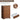 Walnut 5 Drawer Dresser Slim Small Wooden Storage Cabinet with Carved Floral Front and Gold Handles