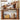 Walnut 63" Long Wooden 2 Tier Behind Couch Console Table with Storage and U-Shaped Base