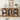 Wooden shelf with decorative items in a room setting