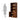 Wooden bookshelf with dimensions and weight indicators, compared to a person's height.