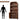 Walnut 71" Tall Arched 5 Tier Fluted Freestanding Bookshelf with Scalloped Doors Size