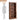 Walnut 71" Tall Mid Century Modern 5 Tier Fluted Arched Wooden Bookcase