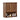 Wooden cabinet with products on a white background