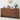 Farmhouse Wood Storage Cabinet Sideboard with Adjustable Shelves and 4 Doors