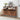 Walnut Farmhouse Wooden Shoe Cabinet with Metal Legs and 4 Flip Drawers