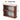 Walnut Fluted Wall Mounted Bathroom Cabinet with Sliding Doors