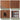 Walnut Fluted Wall Mounted Bathroom Cabinet with Sliding Doors