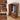 Walnut Freestanding Armoire Wardrobe Closet with Arched Fluted 2 Doors and 2 Storage Drawers