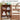 Walnut Freestanding Over Toilet Storage Rack Wall-Anchored Wooden Storage Cabinet