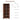 Wooden bookshelf with dimensions and weight capacity details on a white background
