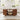 Walnut Mid-Century Modern Oval Fluted Coffee Table with Storage & Sliding Doors