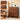 Walnut Mid-Century Modern Scalloped 3 Drawer Nightstand Side Table with Ball Feet