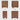 Wooden dresser shown from front, angled, side, and back views on a white background.