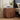 Walnut Mid Century Modern Arched Fluted Design Nightstand with 2 Drawers