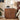 Walnut Mid Century Modern Arched Fluted Design Nightstand with 2 Drawers
