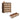 Wood 4 Drawer Dressers with dimensions and weight label on a white background