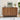 Walnut Mid Century Modern Fluted Boho Sideboard Cabinet with Storage and 3 Doors