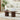 Walnut Mid Century Modern Oval Fluted Curved Round Wooden Coffee Table with Fluted Legs