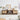 Wooden entertainment console with decorative items in a living room setting