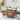 Wooden coffee table with lift-top feature in a living room setting