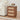 Walnut Mid Century Modern Wood Rustic Nightstand Side Table with Linen Drawers & 3 Drawers