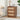 Walnut Mid Century Modern Wood Rustic Nightstand Side Table with Linen Drawers & 3 Drawers