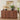 Walnut Modern 2 Door Storage Cabinet Sideboard with Arched Fluted Door Design