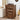 Walnut Modern 5-Tier Media Cabinet Wooden Stereo Rack with Cable Management and Wheels