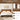 Walnut Modern Boho Wood Scalloped Bed Headboard King Size Only with Adjustable LED