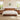 Walnut Modern Boho Wood Scalloped Bed Headboard King Size Only with Adjustable LED