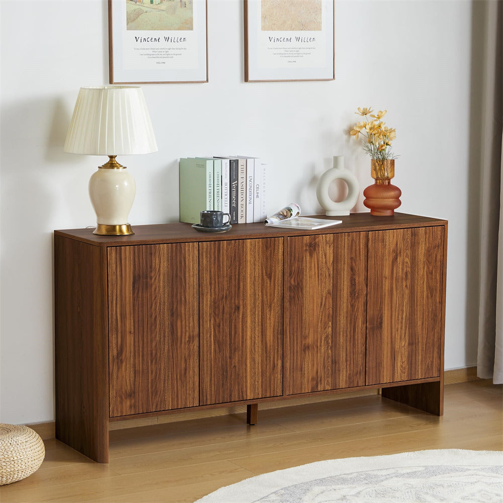 Modern Kitchen Storage Sideboard Buffet Cabinet Console Table with 4 F ...
