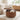 Walnut Modern Scalloped Fluted Round Lift Top Wood Coffee Table with Storage